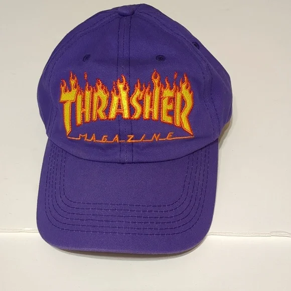 Thrasher Accessories Thrasher Magazine Purple Hat Poshmark